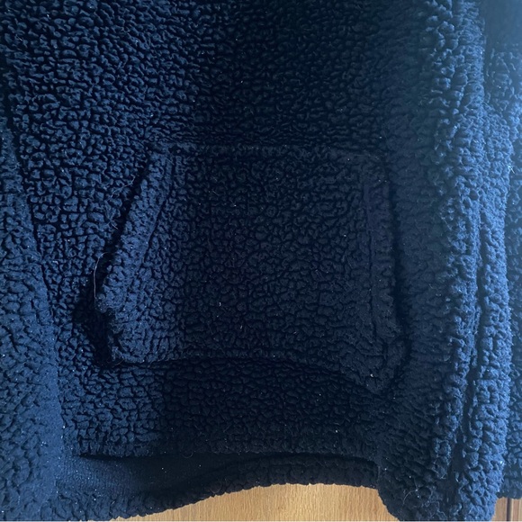 SUN DIEGO • Black Teddy Bear High Loft Hoodie - S - Picture 8 of 12